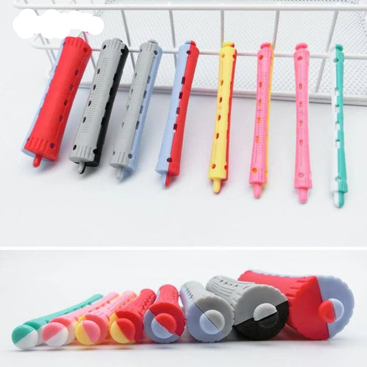 12-Pack Heatless Hair Curlers – Flexi Rod Pull-Core Rollers