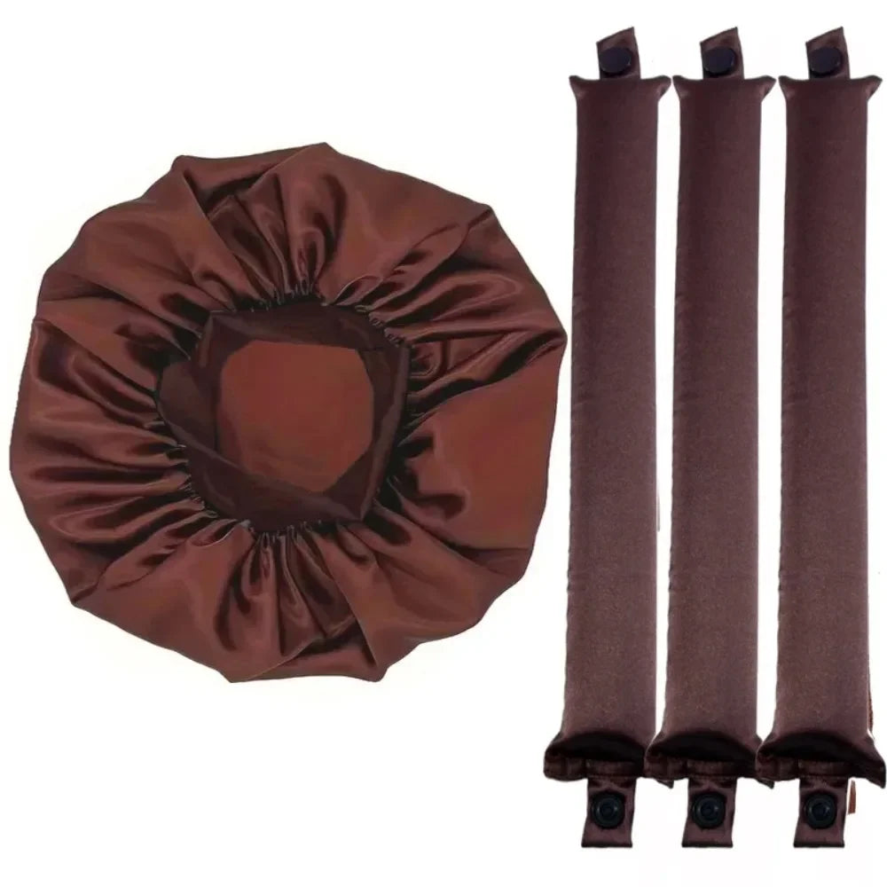 Heatless Curling Rod – Soft Flex Foam Roller for Overnight Curls (All Hair Types)
