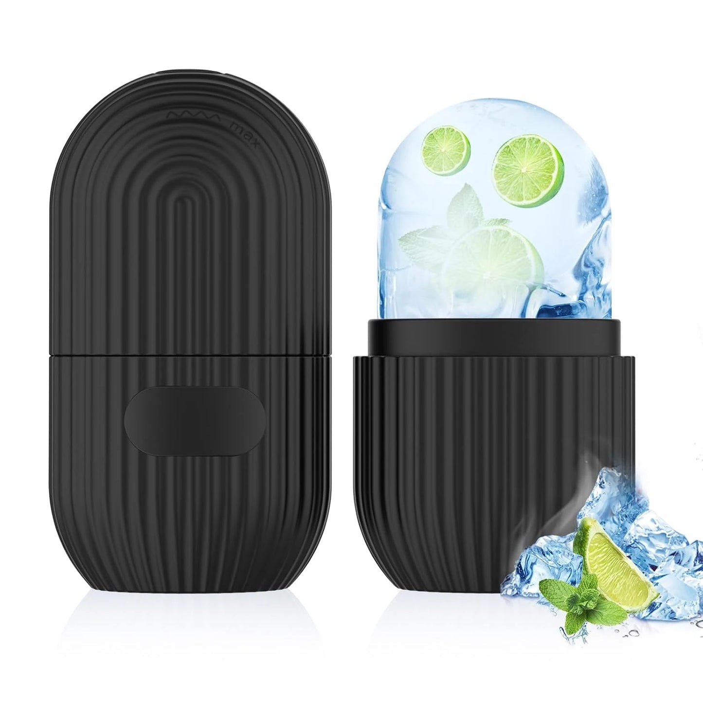 Ice Roller Facial Massager – De-Puff, Tighten & Brighten