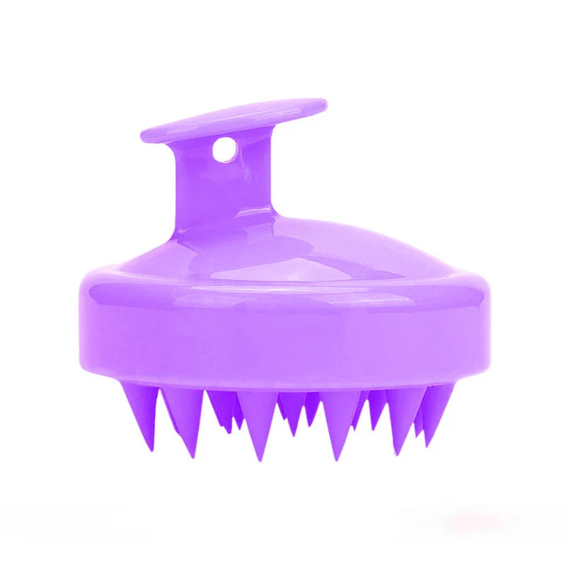 Silicone Scalp Massage Brush – Shampoo & Hair Washing Comb