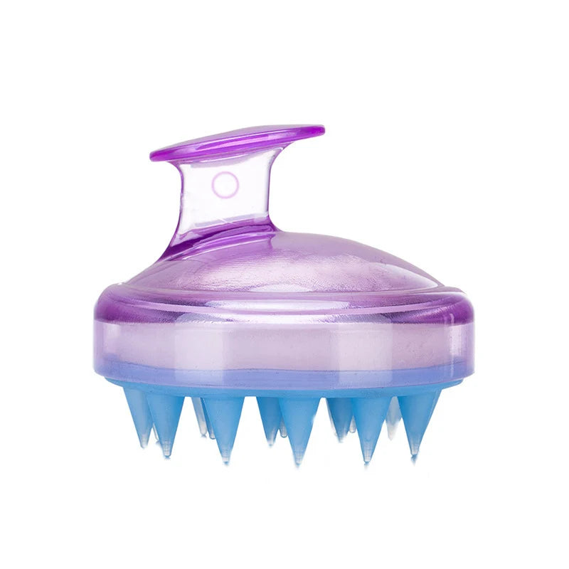 Silicone Scalp Massage Brush – Shampoo & Hair Washing Comb