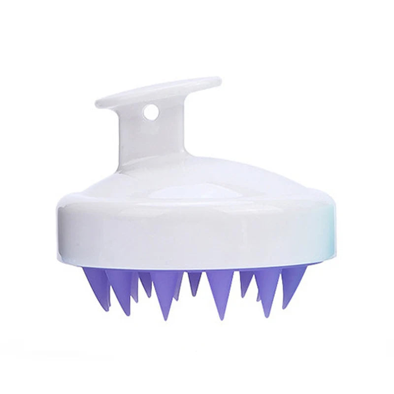 Silicone Scalp Massage Brush – Shampoo & Hair Washing Comb
