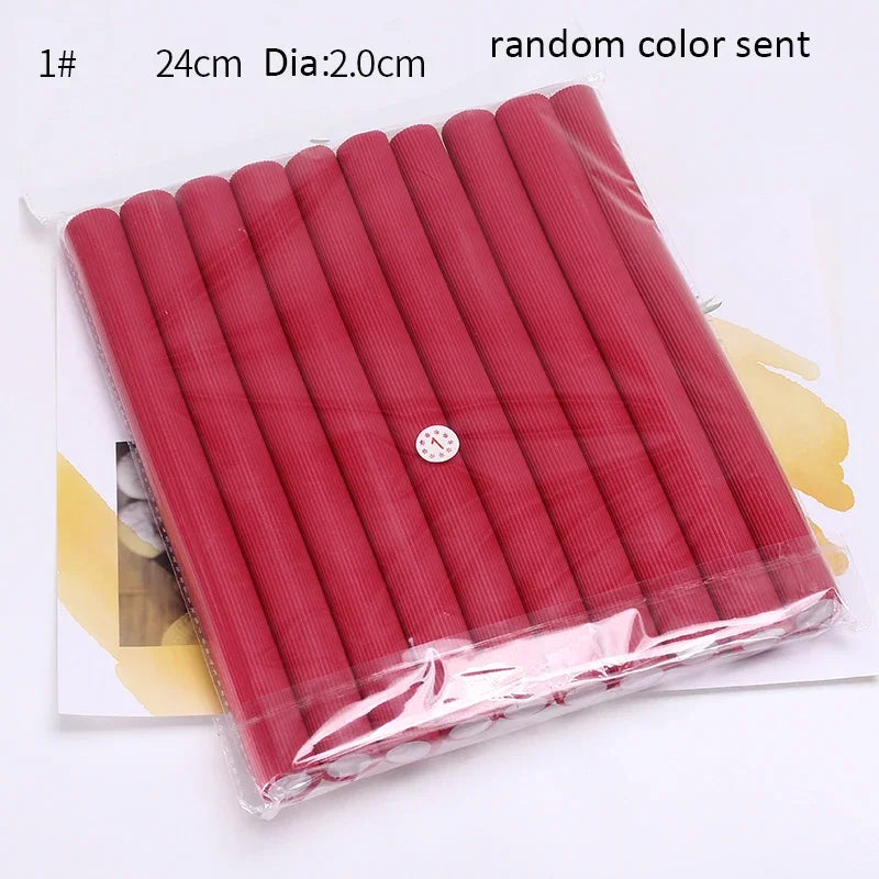 Soft Foam Bendy Hair Rollers – 10-Pack No Heat Curlers