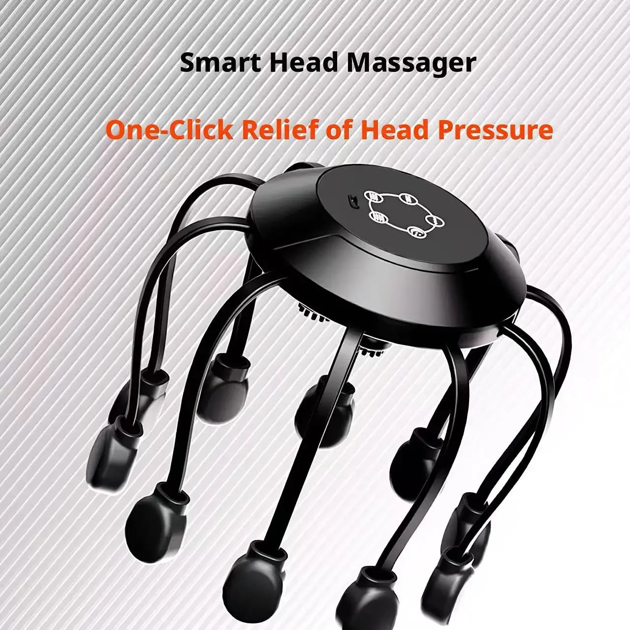 Electric Octopus Head Massager – 360° Scalp Relaxation Device