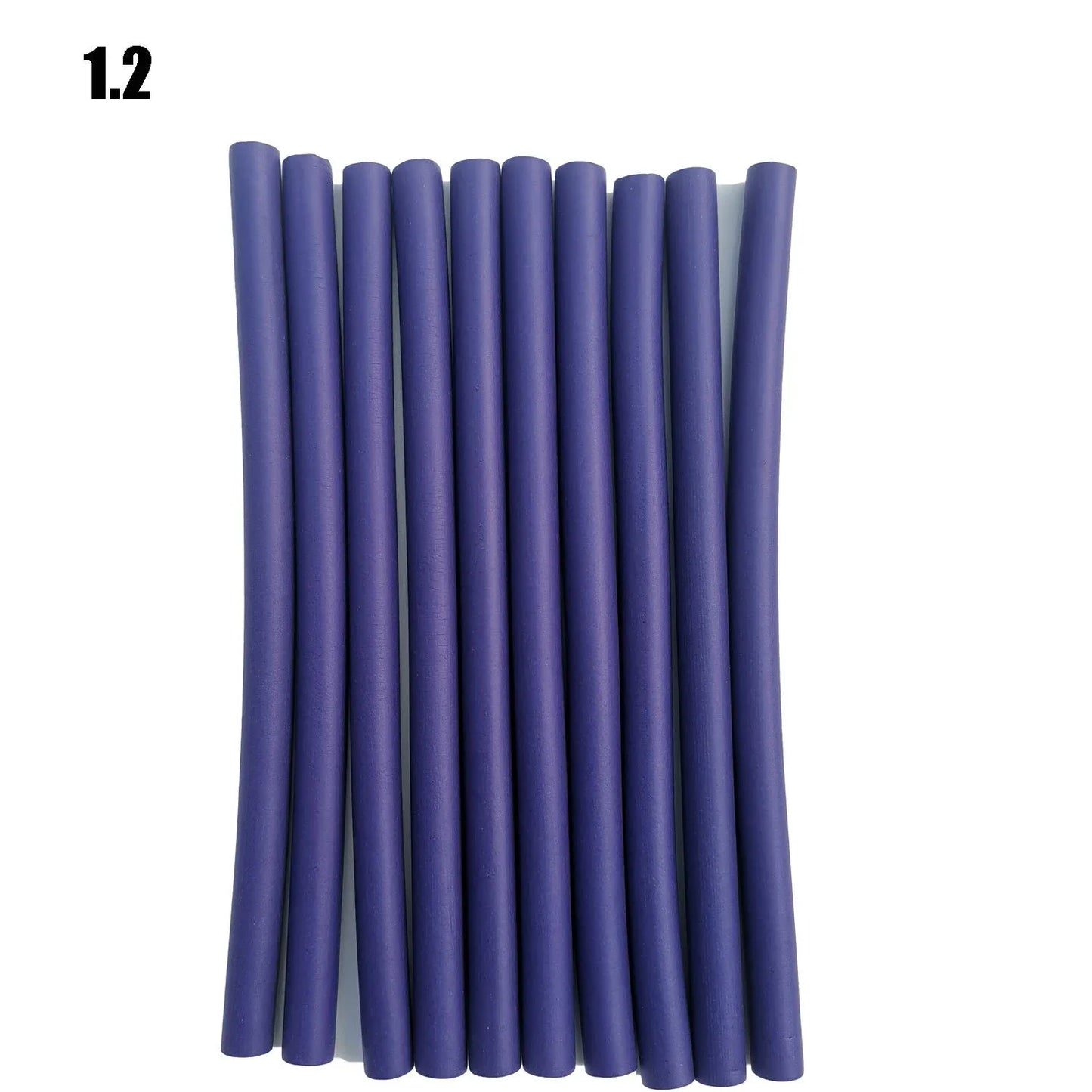 Soft Foam Bendy Hair Rollers – 10-Pack No Heat Curlers