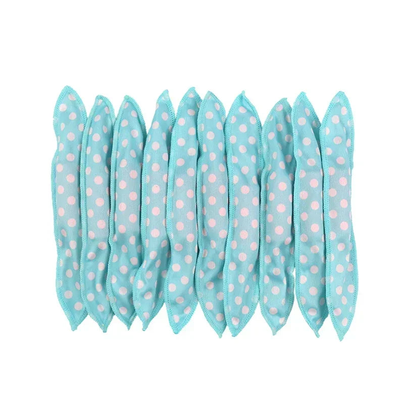 Soft Foam Pillow Hair Rollers – 10-Pack Sleep-Friendly Curlers