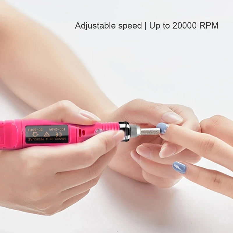 Complete Gel Nail Kit – UV Lamp, Electric Drill, 10 Colors & Base/Top Coat