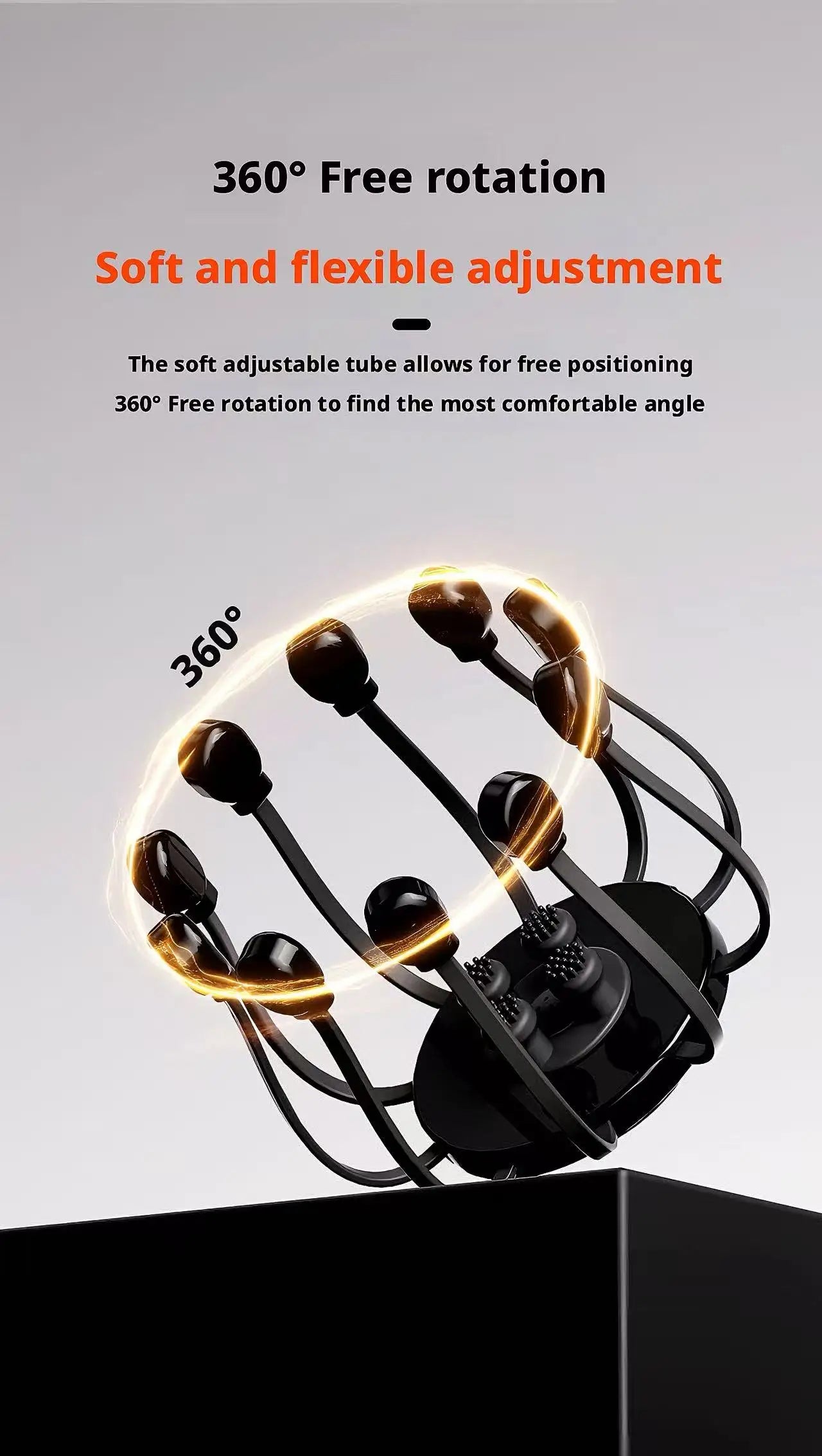 Electric Octopus Head Massager – 360° Scalp Relaxation Device