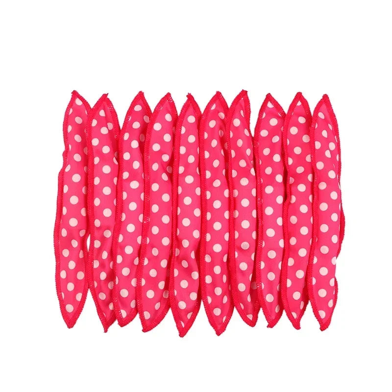 Soft Foam Pillow Hair Rollers – 10-Pack Sleep-Friendly Curlers