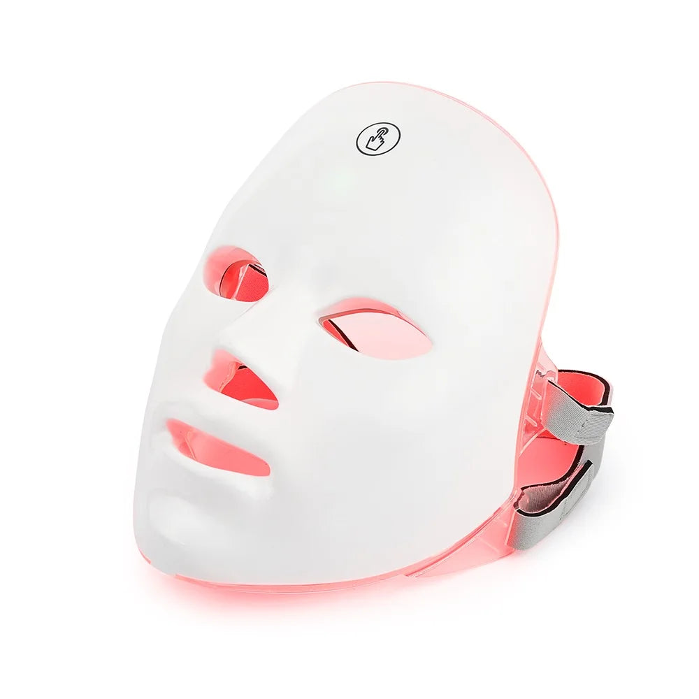 7-Color LED Light Therapy Face Mask – Wireless & Rechargeable