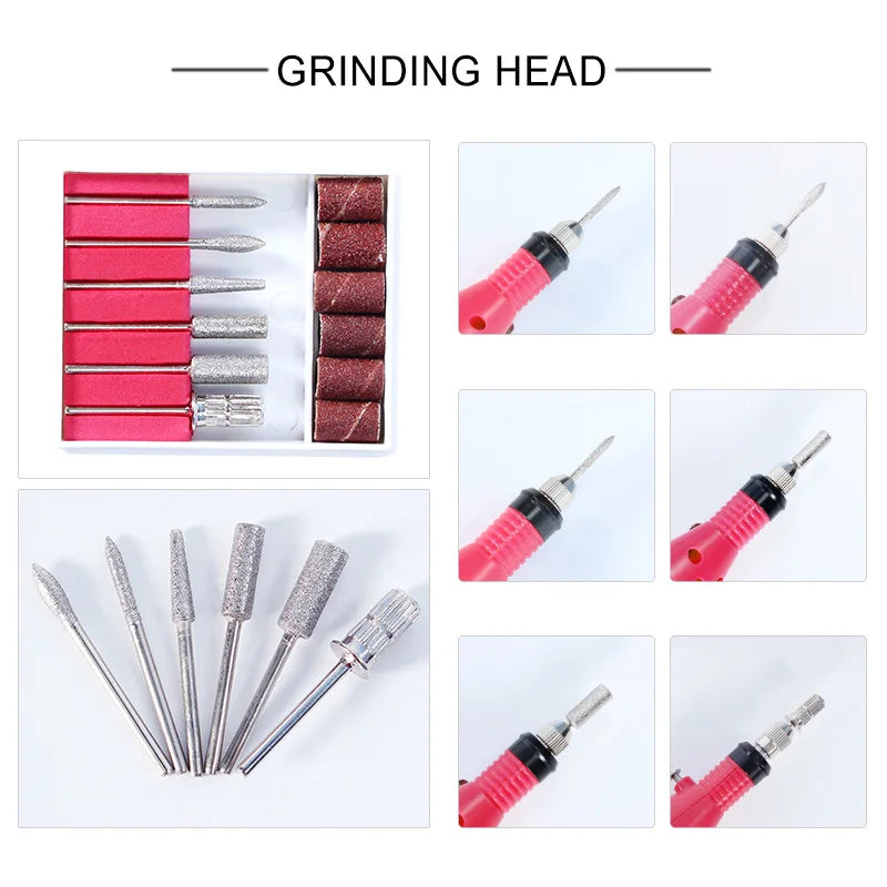 Complete Gel Nail Kit – UV Lamp, Electric Drill, 10 Colors & Base/Top Coat