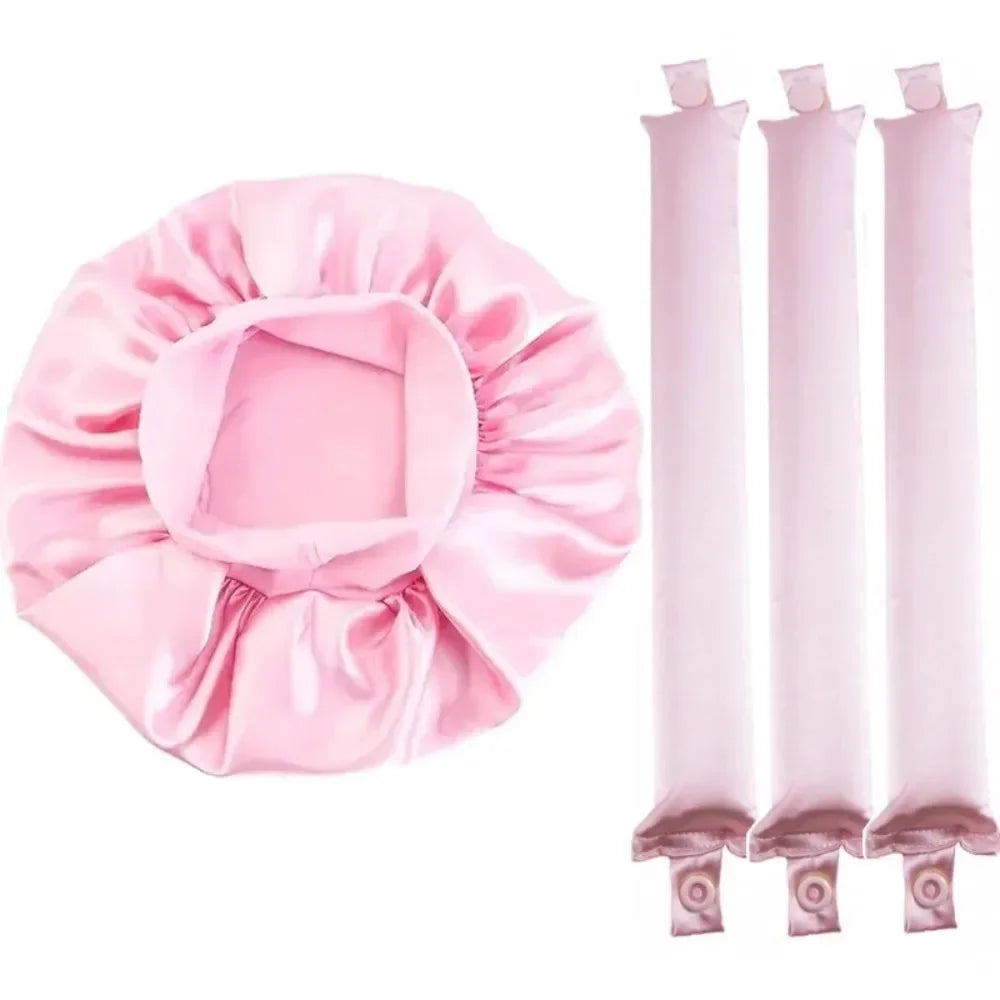 Heatless Curling Rod – Soft Flex Foam Roller for Overnight Curls (All Hair Types)