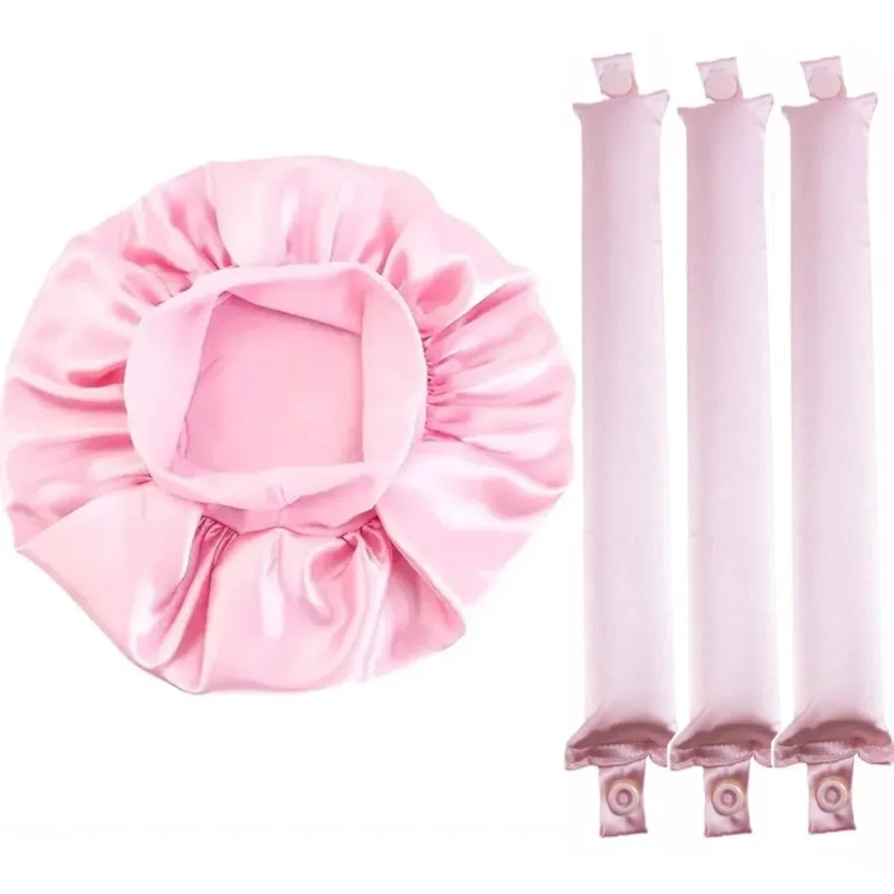 Heatless Curling Rod – Soft Flex Foam Roller for Overnight Curls (All Hair Types)