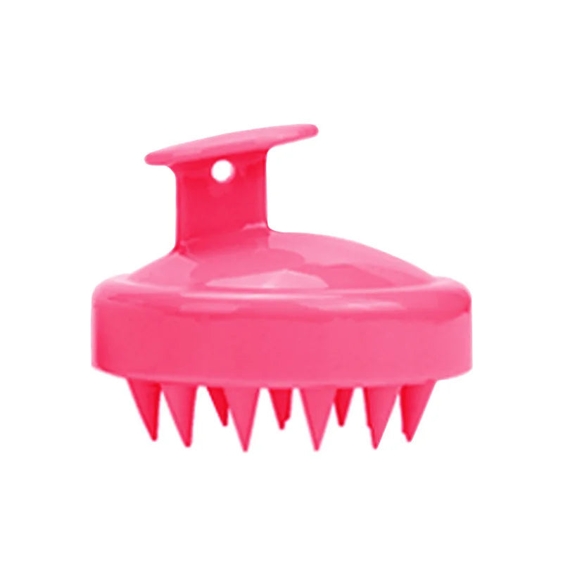 Silicone Scalp Massage Brush – Shampoo & Hair Washing Comb