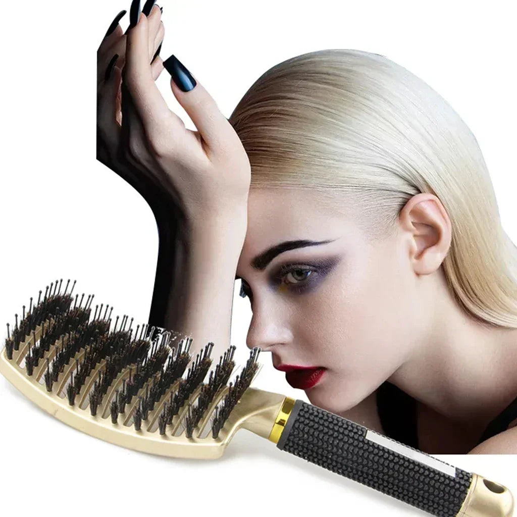 Scalp Massage Hair Brush – Anti-Static Detangling Comb for All Hair Types