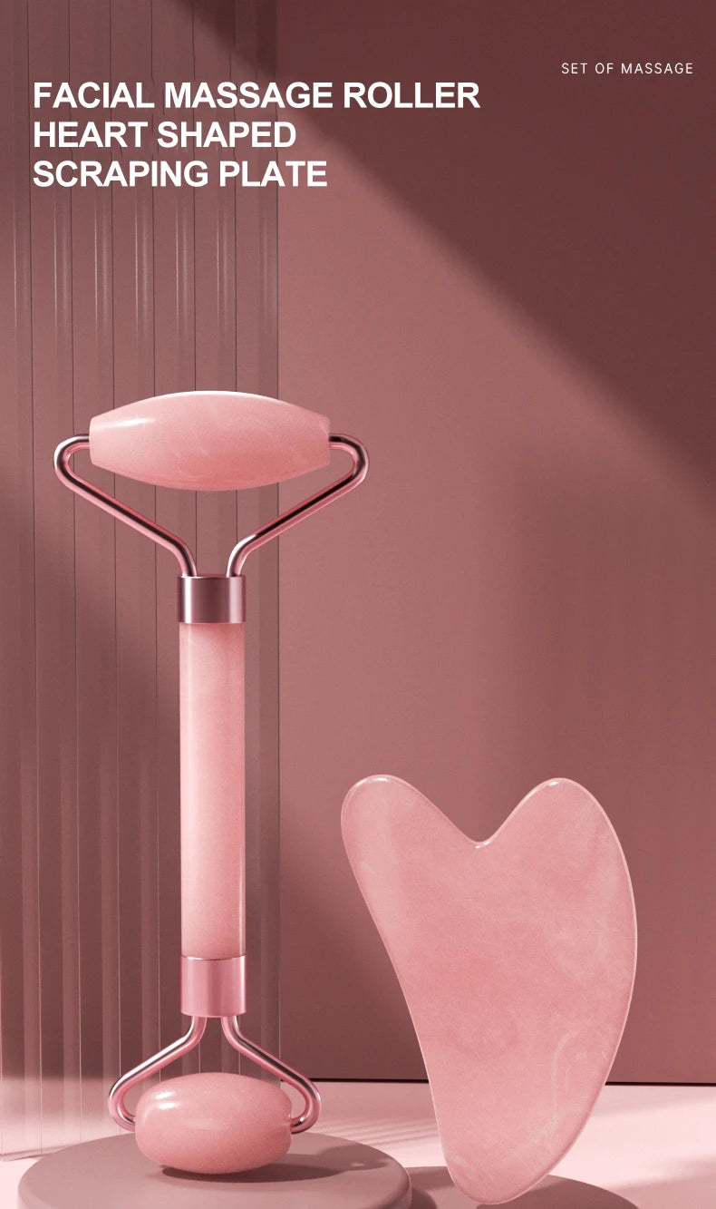 Resin Face & Neck Roller – Gua Sha Scraping Tool for Facial Massage & Skin Care