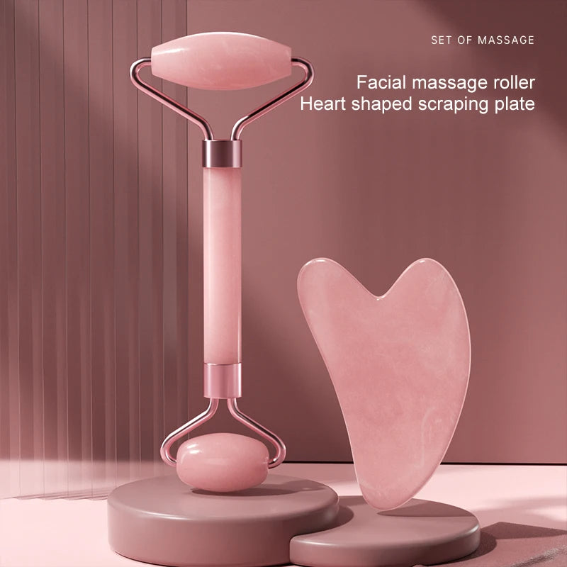 Resin Face & Neck Roller – Gua Sha Scraping Tool for Facial Massage & Skin Care