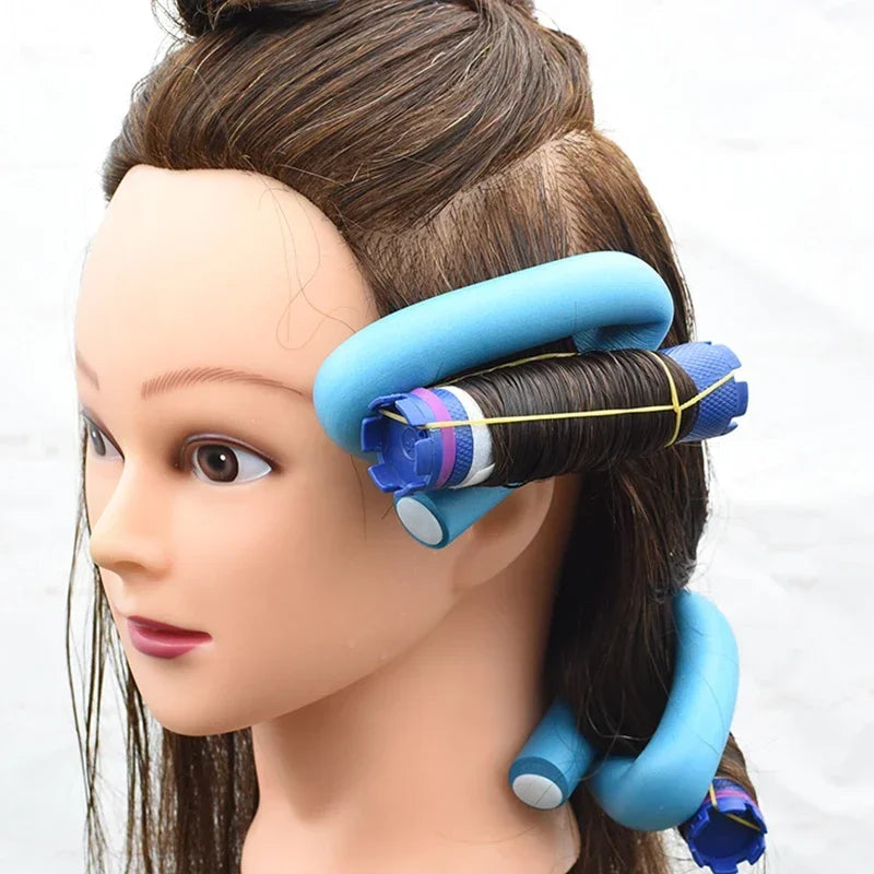 Soft Foam Bendy Hair Rollers – 10-Pack No Heat Curlers