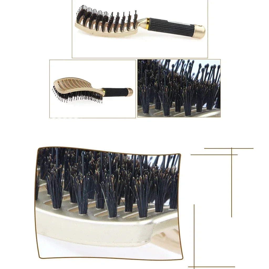 Scalp Massage Hair Brush – Anti-Static Detangling Comb for All Hair Types
