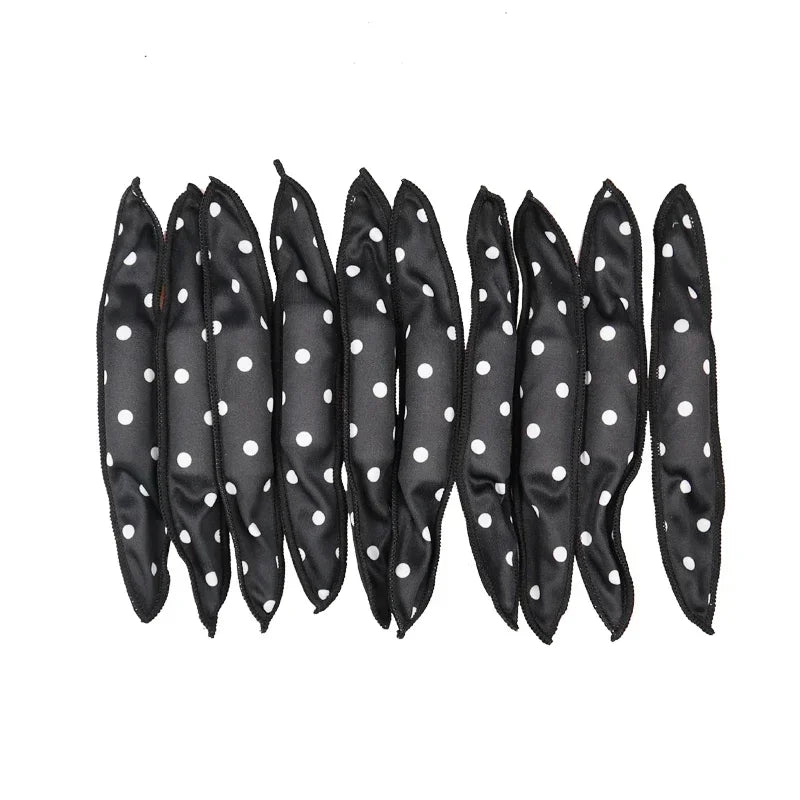 Soft Foam Pillow Hair Rollers – 10-Pack Sleep-Friendly Curlers
