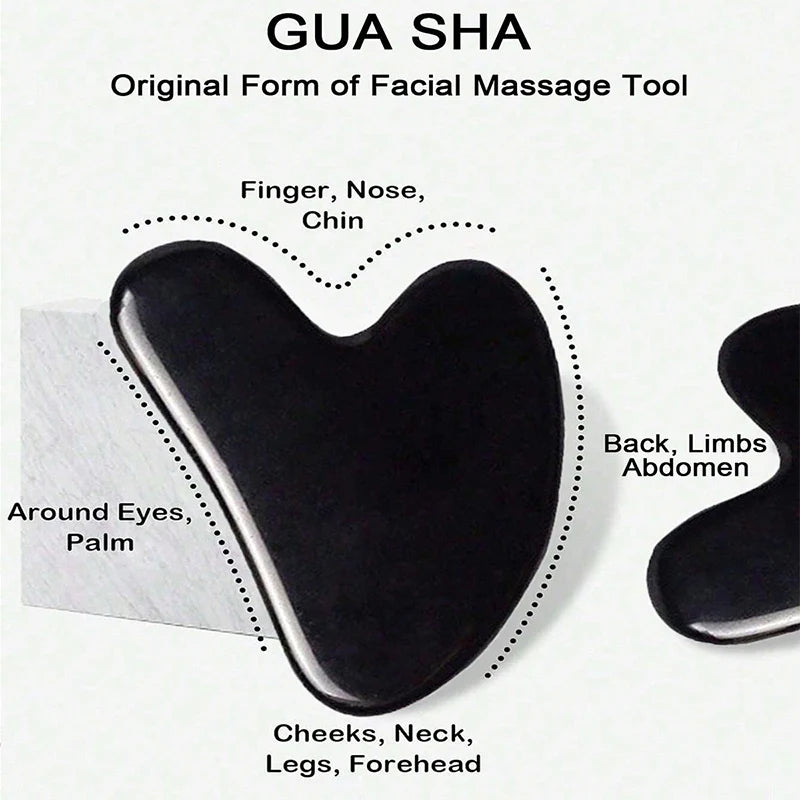Ice Face Roller & GuaSha Set - Facial Lifting & Contouring Tool.