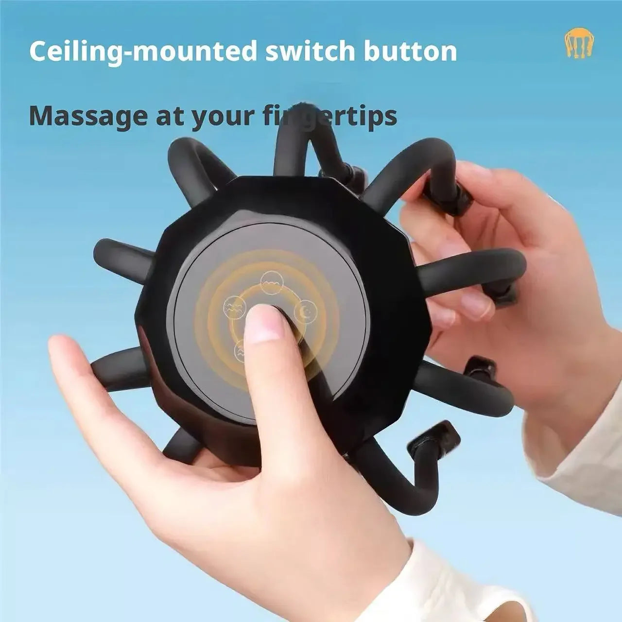 Electric Octopus Head Massager – 360° Scalp Relaxation Device