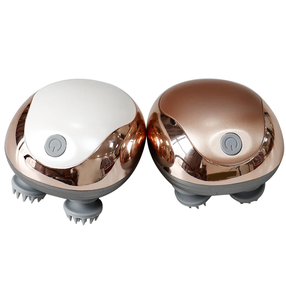 Electric Scalp Massager – 6-Mode Vibration for Hair Growth & Stress Relief