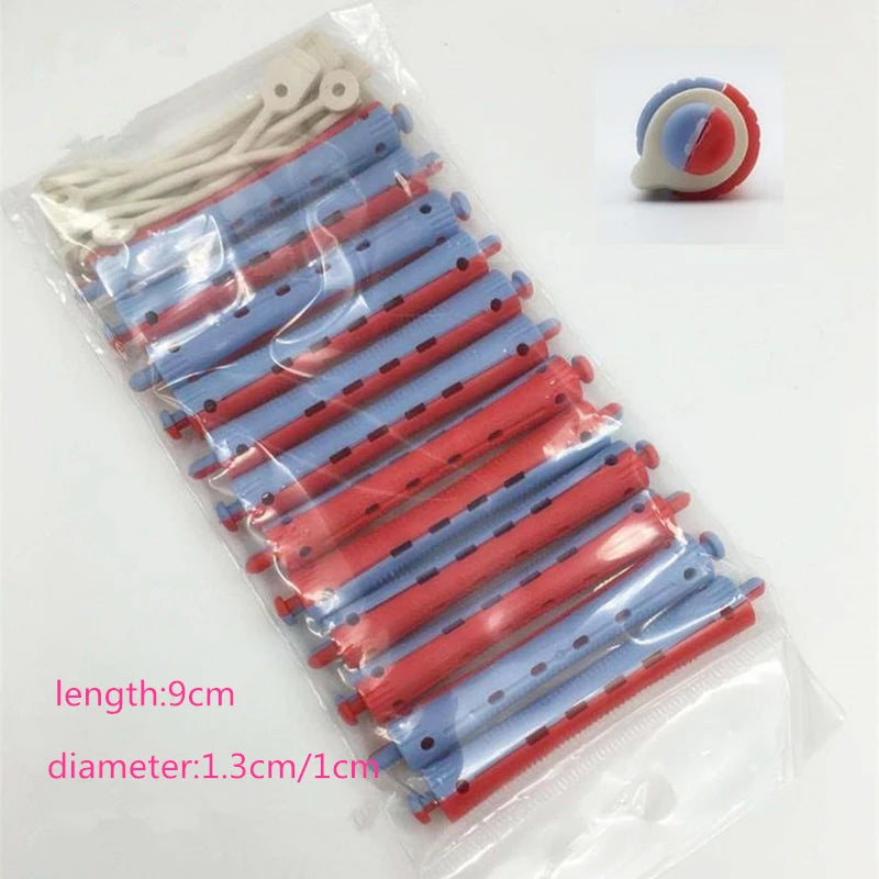 12-Pack Heatless Hair Curlers – Flexi Rod Pull-Core Rollers