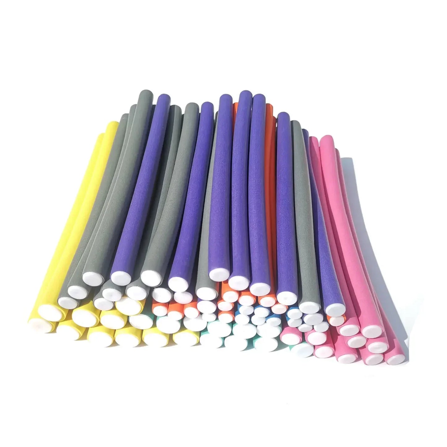 Soft Foam Bendy Hair Rollers – 10-Pack No Heat Curlers