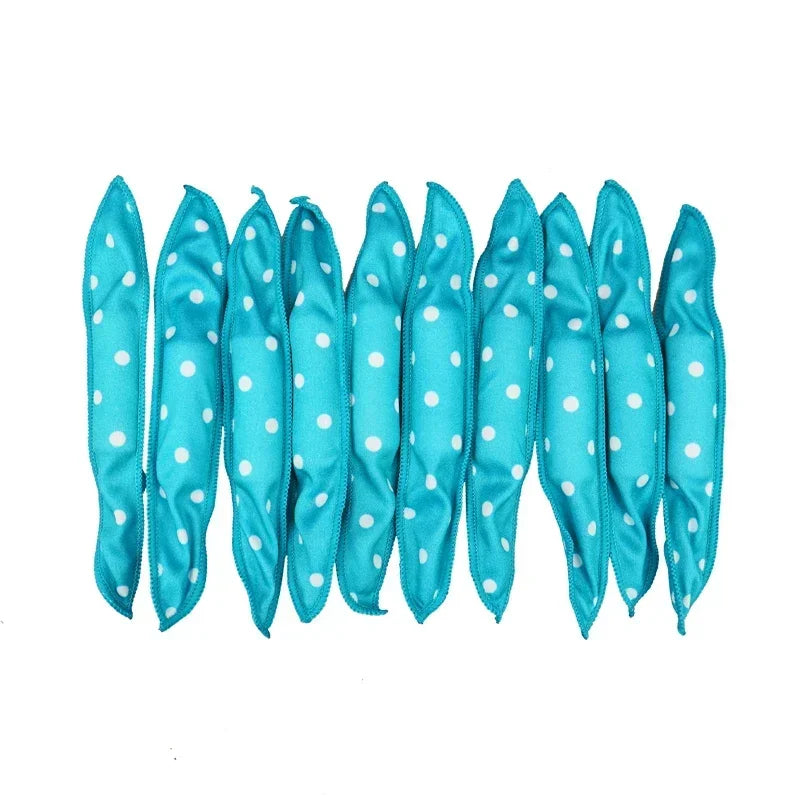 Soft Foam Pillow Hair Rollers – 10-Pack Sleep-Friendly Curlers
