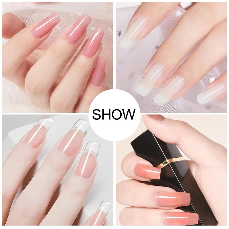 Complete Gel Nail Kit – UV Lamp, Electric Drill, 10 Colors & Base/Top Coat