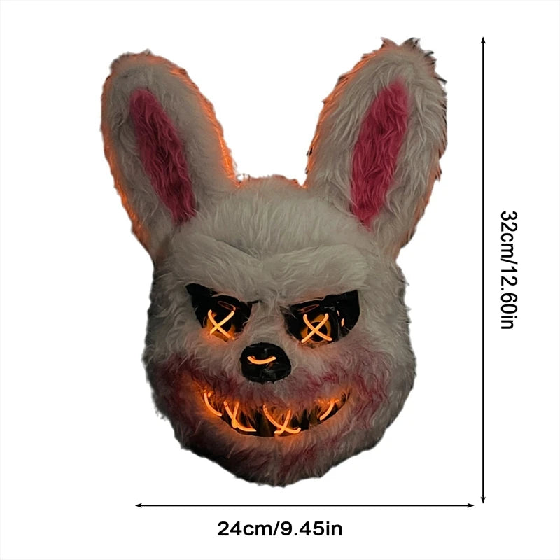 LED Halloween Animal Face Mask – Rabbit & Bear