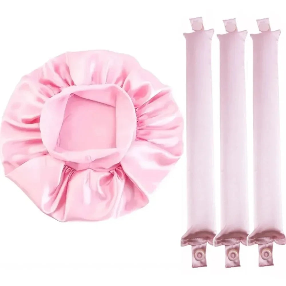 Heatless Curling Rod – Soft Flex Foam Roller for Overnight Curls (All Hair Types)