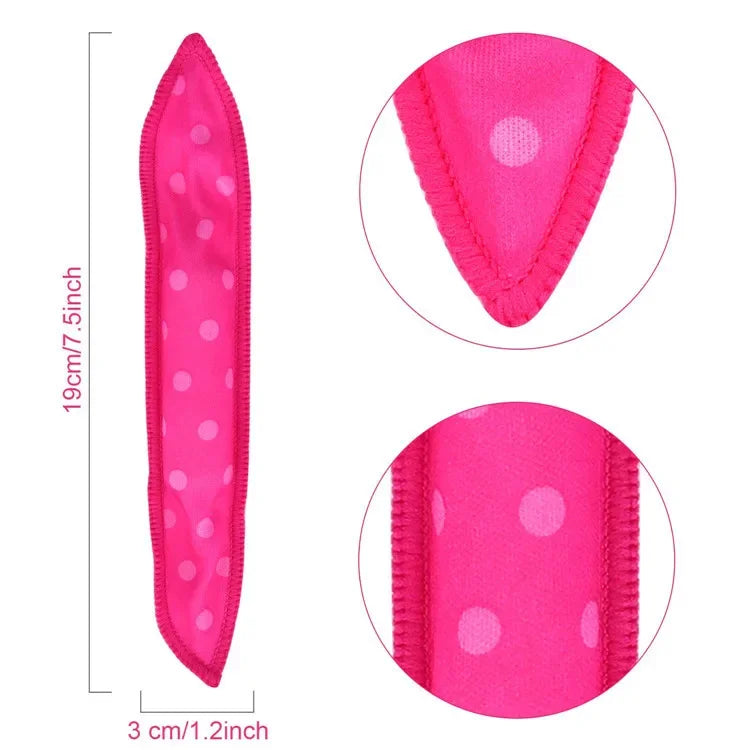Soft Foam Pillow Hair Rollers – 10-Pack Sleep-Friendly Curlers