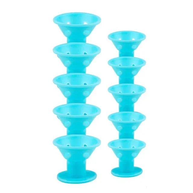Soft Foam Bendy Hair Rollers – 10-Pack No Heat Curlers