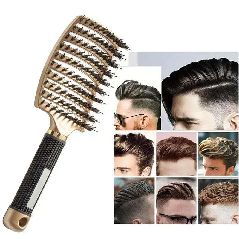 Scalp Massage Hair Brush – Anti-Static Detangling Comb for All Hair Types