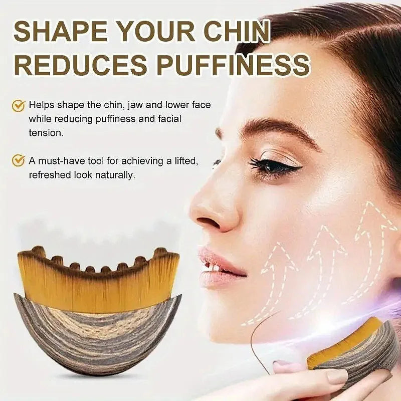 Lymphatic Contour Face Brush – Sculpting & Drainage Massager