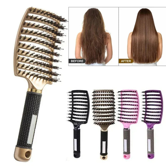 Scalp Massage Hair Brush – Anti-Static Detangling Comb for All Hair Types