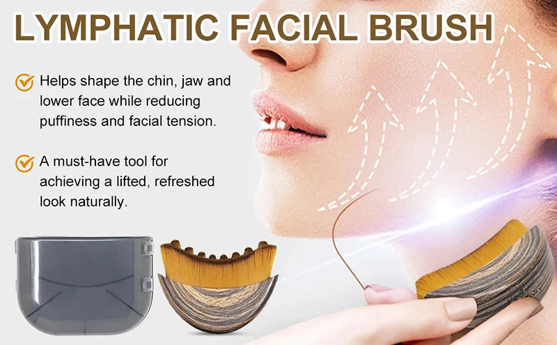 Lymphatic Drainage Face Brush – Facial Sculpting & Skin Tightening Massager