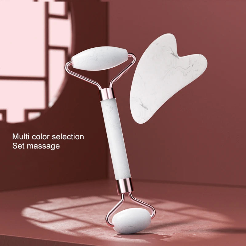 Resin Face & Neck Roller – Gua Sha Scraping Tool for Facial Massage & Skin Care