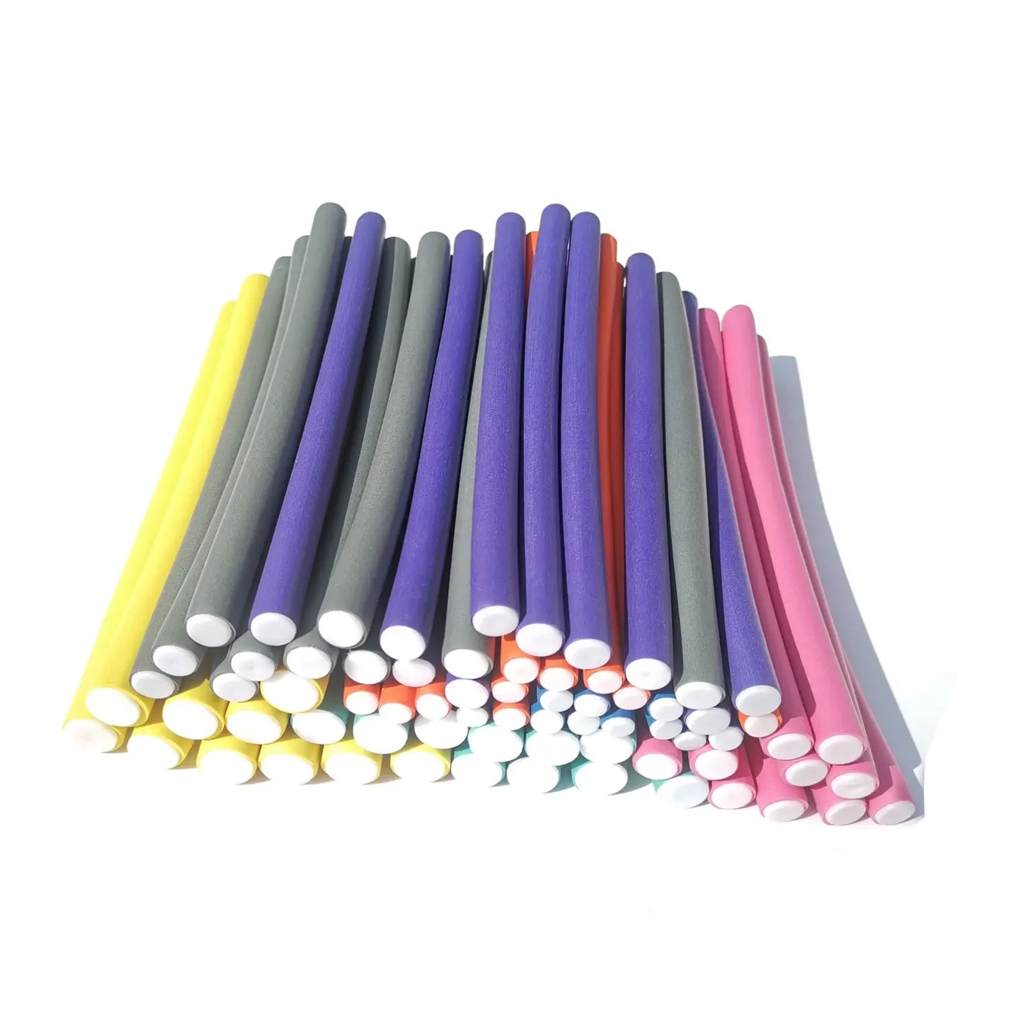 Soft Foam Bendy Hair Rollers – 10-Pack No Heat Curlers