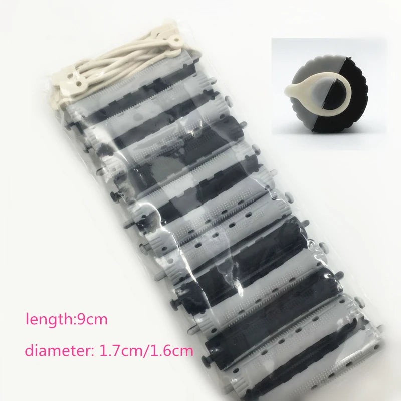 12-Pack Heatless Hair Curlers – Flexi Rod Pull-Core Rollers