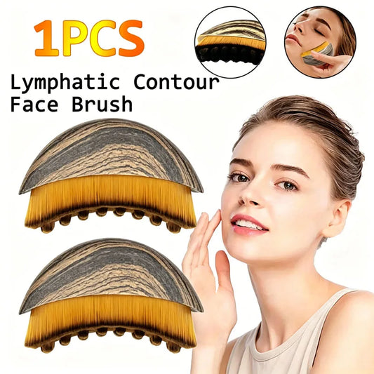Lymphatic Contour Face Brush – Sculpting & Drainage Massager