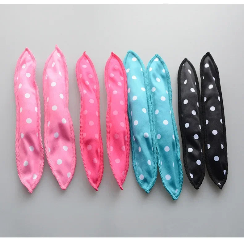 Soft Foam Pillow Hair Rollers – 10-Pack Sleep-Friendly Curlers