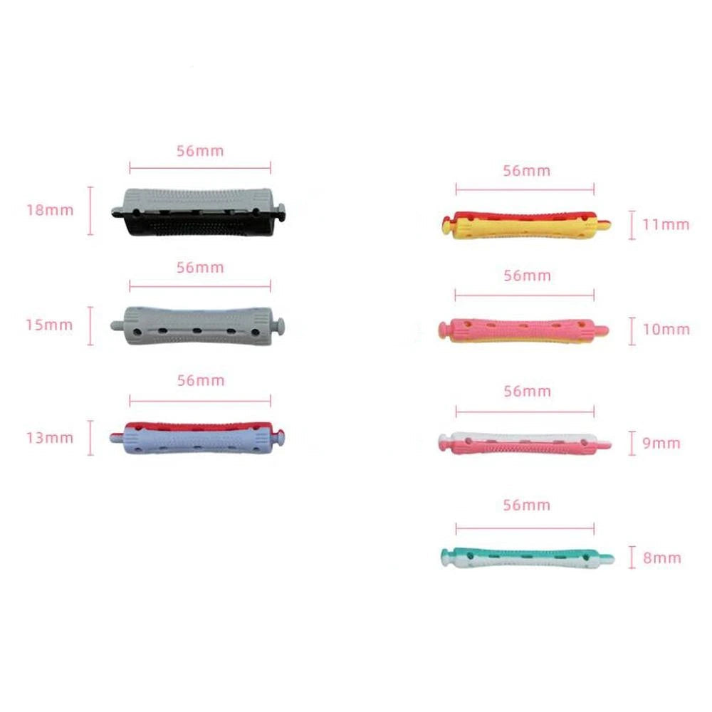 12-Pack Heatless Hair Curlers – Flexi Rod Pull-Core Rollers